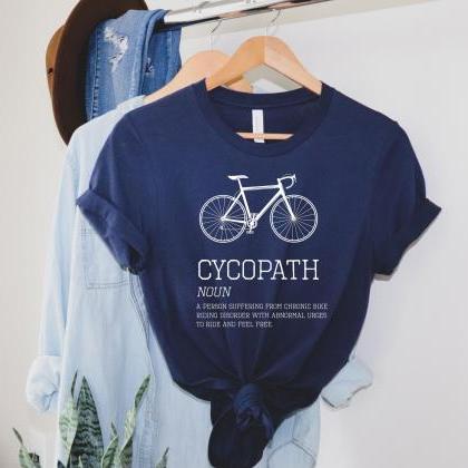 Cycopath T Shirt, Cycling Shirt, Bike Bicycle..