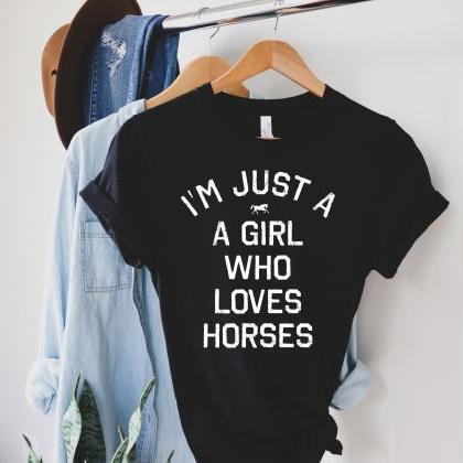 Horse Lover Tshirt, Animal Lover, Horse Tees, Cute..