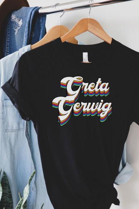 Greta Gerwig T-shirt, Greta Gerwig Shirt, Graphic Tee, Cinema Gift, Birthday Gift, Retro Tees, Vintage Gift, Trendy Shirt, Christmas Gift, Movie